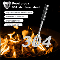 Thermomètre de cuisson des aliments sans fil pour gril de barbecue à longue durée de vie, thermomètres de viande numériques pour barbecue, thermomètre Bluetooth pour barbecue