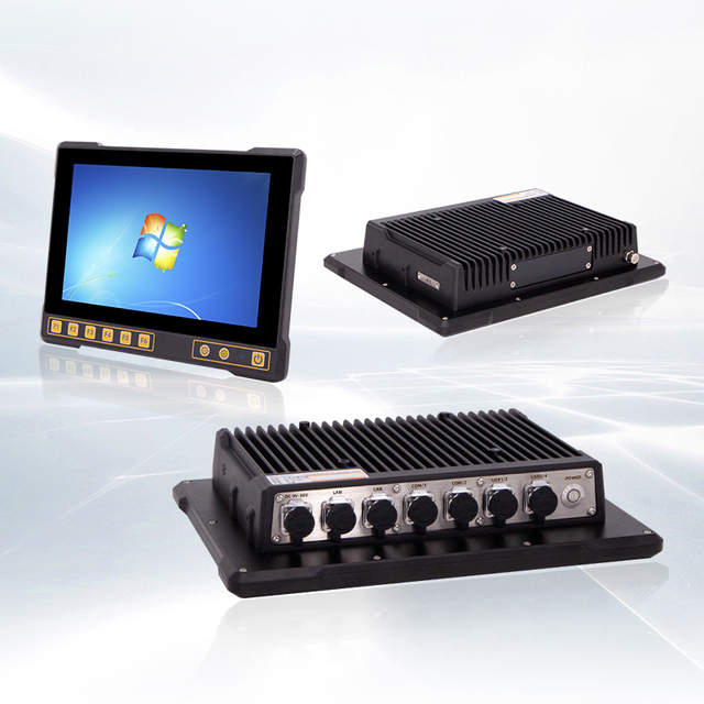 10.4-inch Customized Waterproof and Shockproof Brightness 1000 Nits Embedded In-vehicle Industrial Panel Pc Computer
