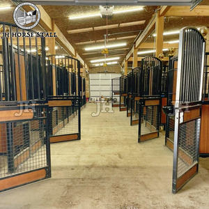 Metal çerçeve kalıcı özel salıncak at tezgahları bambu at haddeleme besleyici kurulu yapı ahır ile istikrarlı - Product Image 3