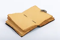 Mère de terre livre de sorts vierges des ombres Deckle bord papier Vintage cuir Journal cahier non doublé quotidien