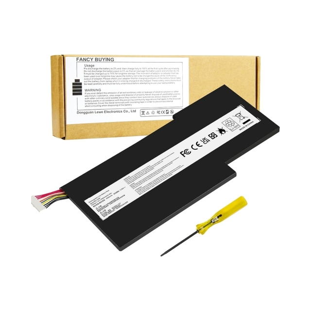 BTY-M6K Laptop Replacement Battery for MSI GS63VR/GS73VR/8RF/9SEXR/10SDR Models-11.4V 52.4Wh Li-Polymer OEM 180-Day Warranty