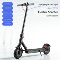 Trottinette Électrique Pliable Portable Transfrontalière avec Cadre en Alliage d'Aluminium, Autonomie de 25-35 km, Capacité de 120 kg, Idéale pour les Trajets Urbains