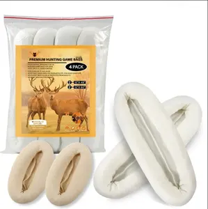 Chasse Viande Jeu Roulé Heavy Duty Quarter Bags Réutilisable Respirant Scellé Sous Vide Grand Chasse Jeu Viande Sacs pour Elk Caribou De