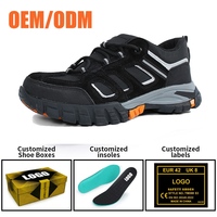 Chaussures de sécurité en cuir suédé Tiger Master, embout en acier CE, anti-perforation, semelle en caoutchouc antidérapante et résistante à l'huile pour hommes, usage industriel