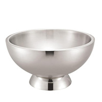 Seau à glace pour vin de haute qualité, en acier inoxydable, design à double paroi, 12 L, durable et facile à nettoyer, pour les fêtes, la maison, le bar, l'hôtel