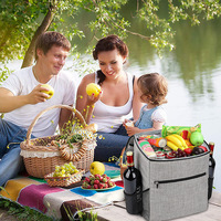 Chaud thermique Camping randonnée Fruits boissons refroidisseur sac à dos étanche Thermos Oxford moderne barbecue pique-nique refroidisseur sac à dos sac pour 4