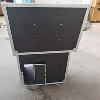 Station de travail DJ portable personnalisée avec tiroirs et table de travail latérale