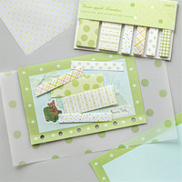 Bloc-notes adhésif de base de la série Wishes, 120 feuilles, couleur claire, pour mémos et index