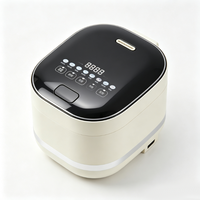 Cuisinière à riz automatique 3L avec contrôle numérique du minuterie, fonction faible teneur en sucre, cuve intérieure en plastique et acier inoxydable, cuisson rapide, usine OEM