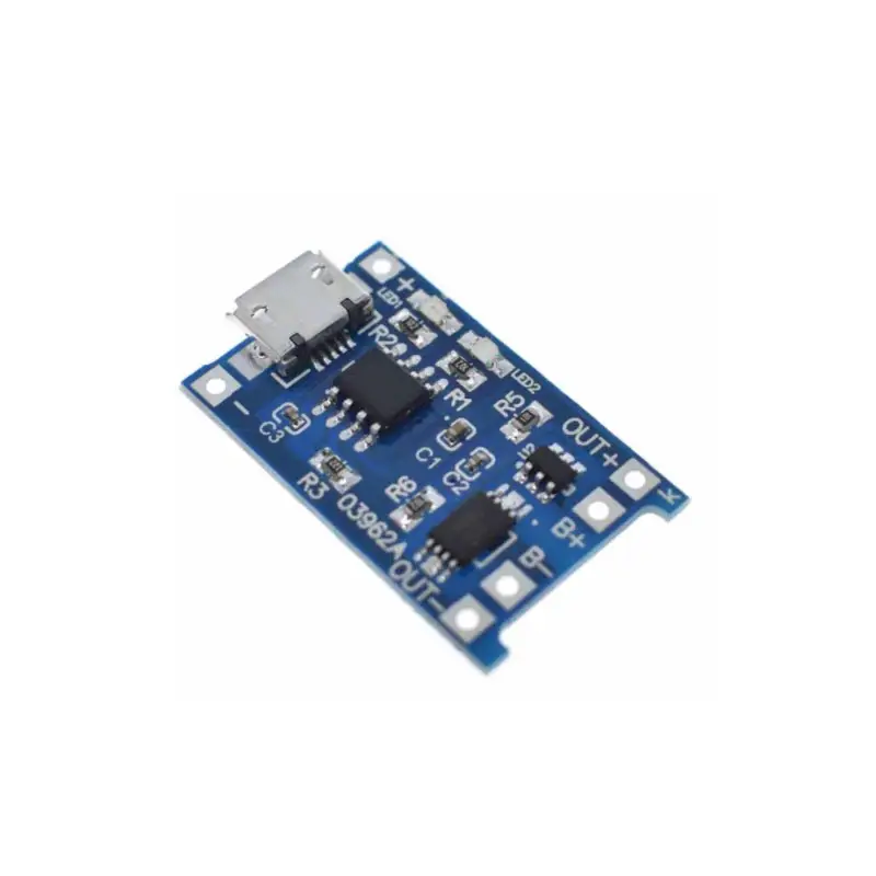Micro USB 5V 1A 18650 Lithium Battery Charging Board Charger Module With Protection Dual Functions TP4056