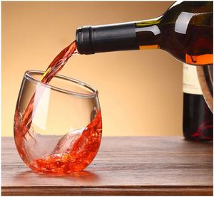 Vaso de Agua de Vidrio de Borosilicato de Alta Resistencia al Calor, Creativo, con Boca Angulada, Transparente, Redondo, para Uso Doméstico - Product Image 4