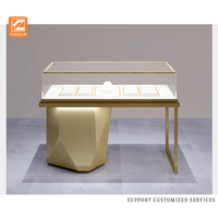Meuble de vitrine de luxe pour bijouterie, avec éclairage LED, pour magasins de bijoux
