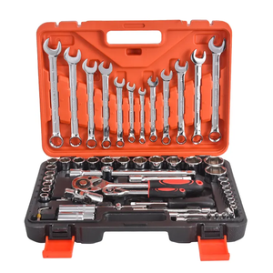 Ensemble de 61 clés à cliquet pour la réparation automobile, kit d'outils pour l'entretien ménager, kit d'outils pour les <span class=keywords><strong>travaux</strong></span> de réparation générale - Product Image 1