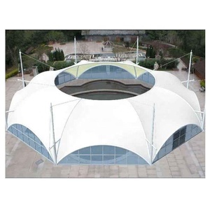 Structure de membrane tendue pour ombrage, terrain de <span class=keywords><strong>tennis</strong></span>, tissu imperméable résistant aux UV, couverture de toit pour terrain de <span class=keywords><strong>tennis</strong></span>/football/basket-ball - Product Image 3