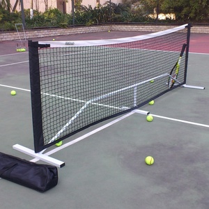 Portable 20FT Poteaux En Acier Inoxydable Plage Badminton Volleyball <span class=keywords><strong>Tennis</strong></span> Net Set Rétractable Pickleball Net - Product Image 3