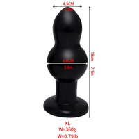 Nouveau gros gode perles d'aspiration forte énorme boule anale godemichet Anal jouets sexuels pour hommes femmes