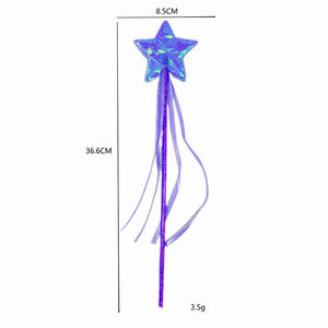 Baguette de princesse Offre Spéciale baguettes magiques d'étoile bâton ange fée princesse baguette magique d'étoile pour la faveur de fête d'anniversaire - Product Image 2