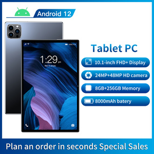 Tableta Android V62 Personalizada de 10.1 Pulgadas, Doble SIM, 8GB+256GB, Pantalla Capacitiva, Memoria MTK, Uso Educativo, Capacidad de Llamadas - Product Image 4