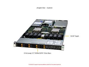 Serveur Hyper Rack 1U AS-1126HS-TN, double processeur AMD EPYC, DDR5, PCIe 5.0, serveur de calcul en nuage - Product Image 3