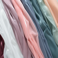 Vêtement de mariée léger Organza Satin Polyester fil brillant tissé Jersey tissu pour Textile de mode pour la tapisserie d'ameublement des filles