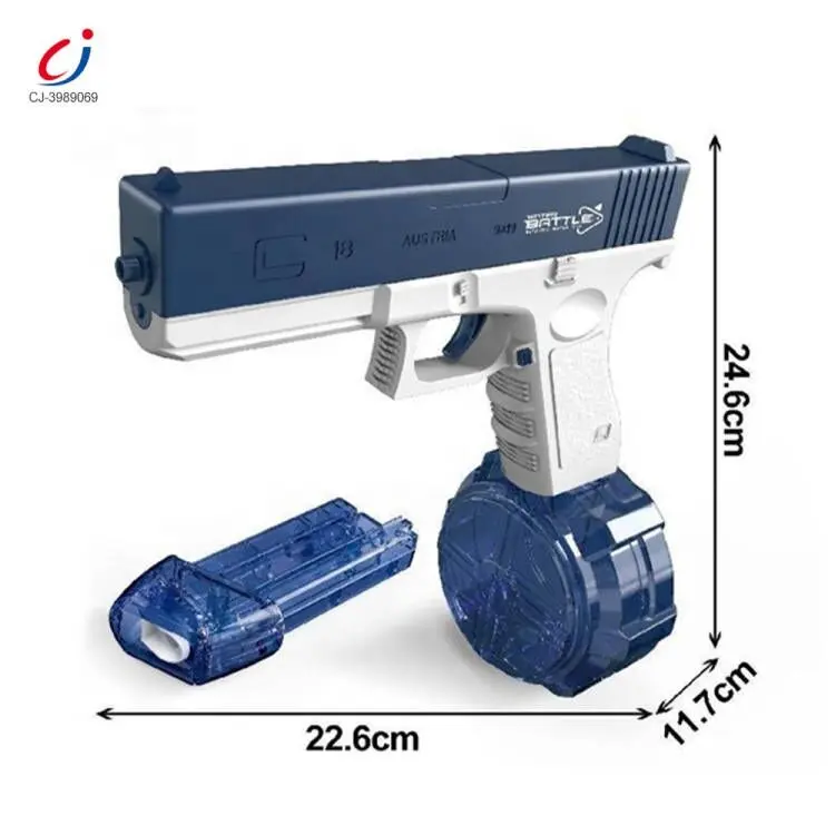 Chengji-pistola de agua eléctrica automática para niños, juguete de pistola de pulverización a presión potente