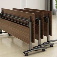 Ensemble table et chaise pliantes KERIOR modèle 0022, table de formation, table de conférence, banc long, chaise double pour étudiants, bureau mobile modulaire