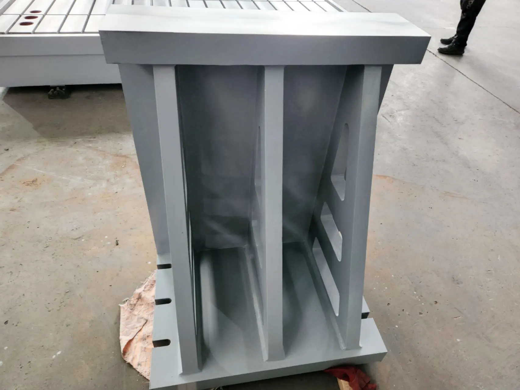 Tavolo per saldatura in acciaio con piattaforma di prova per laboratorio in ghisa