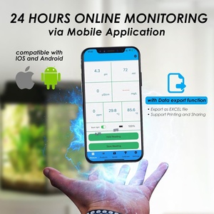 Medidor de Agua para Piscina con Bluetooth 6 en 1, Medidor de <span class=keywords><strong>EC</strong></span>/Salinidad/pH/ORP/Temperatura/Cloro, Monitor Inteligente Inalámbrico Flotante para Piscina - Product Image 4