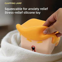Lampe à clapet en silicone sans BPA, écologique, à LED, à économie d'énergie, pour la décoration intérieure, avec 3 niveaux de luminosité, pour chambre à coucher, Diwali - Vente flash