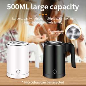 Vente chaude 2025 Appareils Ménagers Petite Bouilloire Électrique Thermos Théière Chaudière À Eau À Chaleur Rapide Pour Dortoir De Voyage Utilisé - Product Image 4