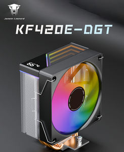 Jungle Leopard KF420E-DGT CPU Air-Cooled Radiator 1700 AM5 ARGB Cooler <b>Fan</b> 4 Copper & Aluminum Heat Pipes LED Fluid Bearing Comp - Product Image 2