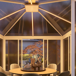 ثقالة خارجية مسبقة الصنع لغرف الشمس، لغرف الشمس المنزلية، لغرف الشمس بإطار من الألومنيوم ونوافذ بتصميم حديقة المنزل - Product Image 4