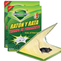 Piège à souris en carton StateGreen, plaque de colle super adhésive, durable, non toxique, attrape-rats pliable, tueur de souris, adhésif collant