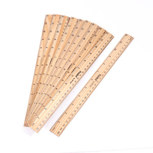 <span class=keywords><strong>Regla</strong></span> de Medición de <span class=keywords><strong>Madera</strong></span> Foska de <span class=keywords><strong>30</strong></span> <span class=keywords><strong>cm</strong></span>, Superficie Lisa y Resistente a la Flexión, 2 Escalas, para Estudiantes, Profesores y Proveedores de Aulas - Product Image 1