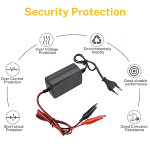 Caricabatterie per Auto 12V 1.5A Completamente Automatico Adattatore per Batteria Moto Alimentatore con Indicatore LED Rosso e Verde - Product Image 5