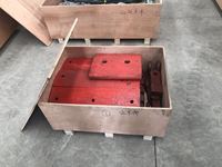 Trituradora de roca de cantera, placas de mandíbula, trituradora de paletas de fundición de acero al carbono de alto manganeso, garantía CE ISO