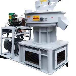 Ring Die Flat Die Cold Press Pelletizing Machine 1-2 T/H Biomass Wood Pellet Granulator Machine for Coconut Spruce Pine Wood