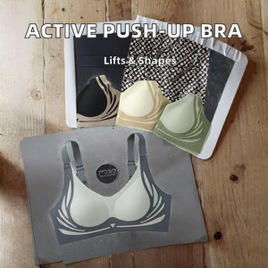Reggiseno da donna <span class=keywords><strong>Push</strong></span>-<span class=keywords><strong>Up</strong></span> attivo <span class=keywords><strong>Push</strong></span>-<span class=keywords><strong>Up</strong></span> da corsa <span class=keywords><strong>doppio</strong></span> reggiseno Top senza cuciture con Logo senza tracce imbottito e traspirante in pizzo solido - Product Image 2