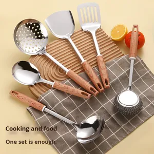 Ensemble d'ustensiles de cuisine durables en acier inoxydable pour le marché africain | Ustensiles métalliques durables Cuisine Acier Inox - Product Image 2