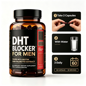 Cápsulas de Marca Privada OEM <span class=keywords><strong>Bloqueador</strong></span> de DHT para Hombres con Saw Palmetto, Biotina y Ortiga para el Apoyo a la Salud del Cabello - Product Image 5