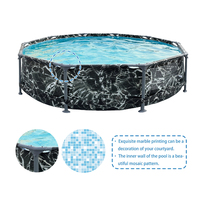Neues Design Aufblasbarer Oberirdischer Familien-Swimmingpool 305cm X 76cm Outdoor Garten-Pool