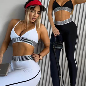 Ensemble de vêtements de sport personnalisés 2 pièces, vêtements de fitness, ensemble de course à pied et de yoga, ensemble de sport de haute qualité pour femmes, design sportif - Product Image 5