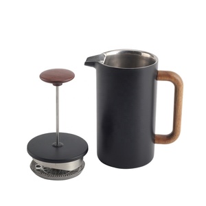 Double-Wall 304 Grade Stainless Steel Coffee Press with 2 Extra Screens - Product Image 2