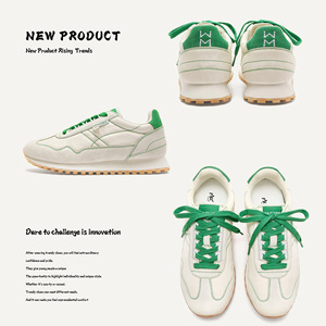 รองเท้าลำลองระบายอากาศสำหรับฤดูร้อนของ Desun Shoes สำหรับผู้ชายและผู้หญิง ดีไซน์เชือกผูกแบบเทรนดี้ แรงบันดาลใจจาก Forrest Gump รองเท้าคู่รักแบบเดียวกัน - Product Image 3