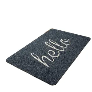 Embroidery door mat Velour carpet surface and TPR backing Traditional Chinese embroidery technology durable classic beautiful