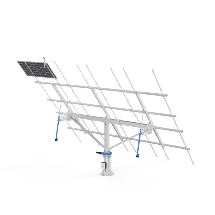 Huayue solar tracker- 14 kw24pv doppio asse tracker sistema di tracciamento solare tracker di sole 2 assi solare di tracciamento asse solare pv sistema