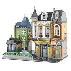 10190 5477pcs Toys Store Afol Square Bausteine Ziegel für Street View Modell Bildung Geschenk für die Kinder