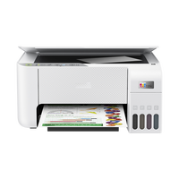 Imprimante Jet d'Encre Multifonction Originale EcoTank L3256 avec Réservoir 4 Couleurs, Interface Wi-Fi et USB pour Petit Bureau ou Usage Domestique