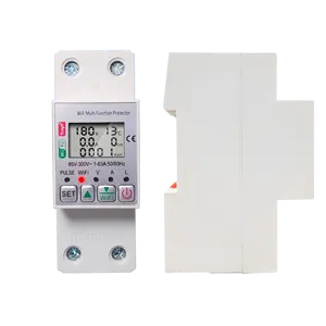 WIFI Energy Meter Digital Display Adjustable Voltage Current And Leakage Protective Device With Kilowatt-hour Meter