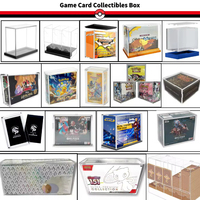 6 Slot TCG Distributeur Pokemon Booster Pack 18 ETH Trading Show Graded Card Deck Battle Display Bundle Acrylique Case Holder Sliding